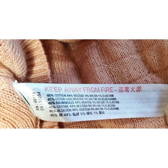 Free People FP BEACH Boho Top XS Soft Peach Crop Stretch Quilt Rib Base Short - Picture 11 of 11